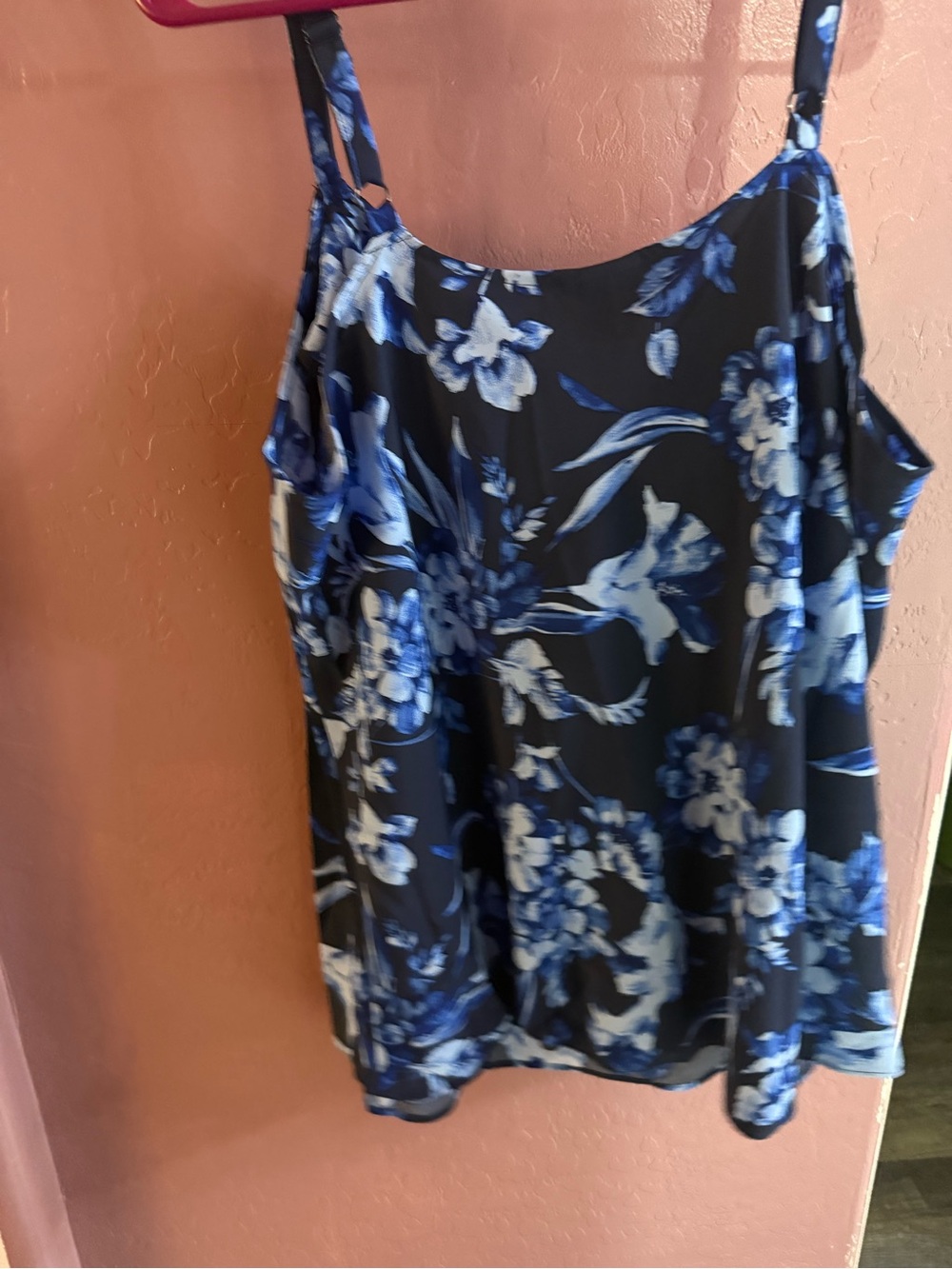 torrid Blue Floral Spaghetti Strap Cami